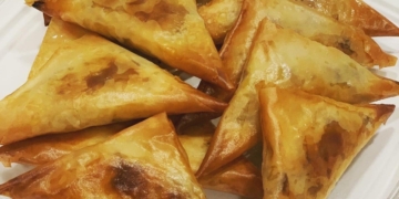Receita de Chamuças no Forno