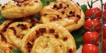 Receita de Enroladinhos de Queijo e Chouriço