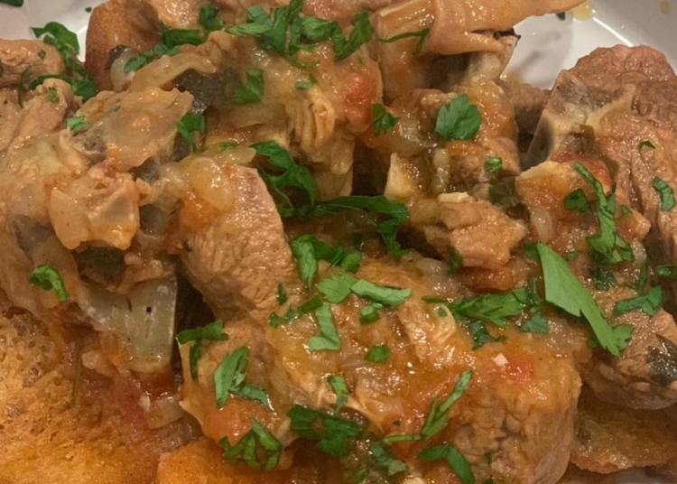 Receita de Ensopado de Borrego à Alentejana