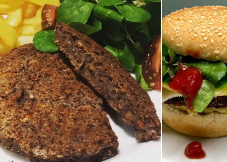 Receita de Hambúrguer de Feijão Preto delicioso