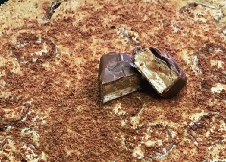 Receita de Tarte de Chocolate Snickers