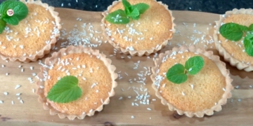 Receita de Tarteletes com Iogurte de Coco