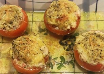 Receita de Tomate Recheado com Carne Picada