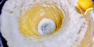 Receita de Bolo de Limão Nevado