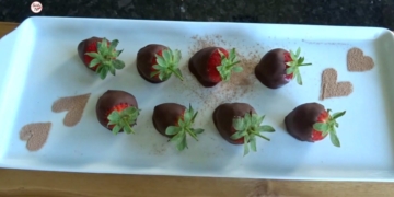 Receita de Bombom de Morango