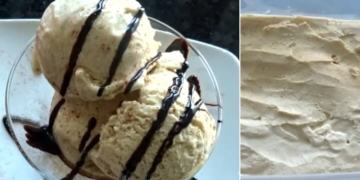 Receita do Gelado de Banana Caramelizada super fácil