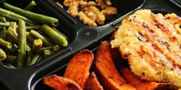 Receita de Hambúrguer de Pescada com Batata Doce e Feijão Verde