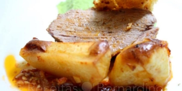 Receita de Perna de Borrego Assada