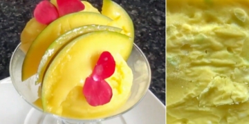 Receita de Sorvete de Manga super fácil