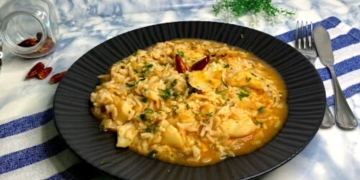 Receita do Arroz de Bacalhau muito saboroso