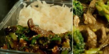 Receita de Bife com Brócolos e Arroz Basmati