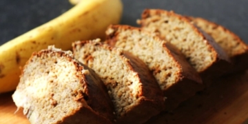 Receita de Bolo de Banana com Aveia