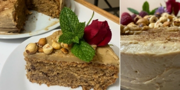 Receita do Bolo de Café e Avelãs irresistível