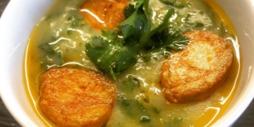 Receita de Caldo Verde com Farinha de Milho