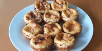 Receita dos Pastéis de Nata muito rápidos