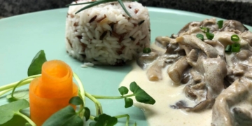 Receita de Pleurotus com Natas Vegetais