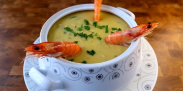 Receita da Açorda de Camarão