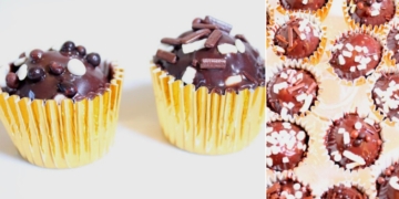 Receita de Beijinhos com Cobertura de Chocolate