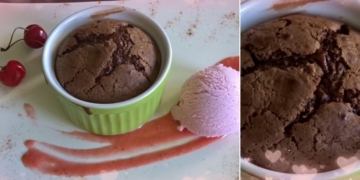 Receita do Bolinho de Chocolate na Tigela