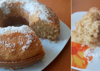 Receita do Bolo Húmido de Coco mais delicioso