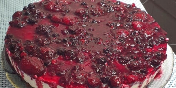 Receita do Cheesecake de Frutos Vermelhos