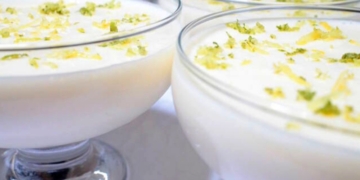Receita do Doce Espuma de Limão