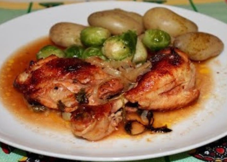 Receita de Frango com Vinho do Porto