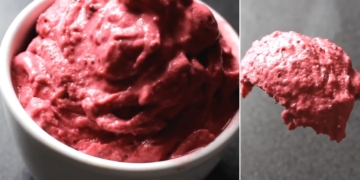Receita do Gelado Saudável de Frutos Vermelhos