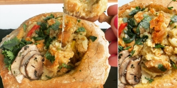 Receita de Migas no Pão