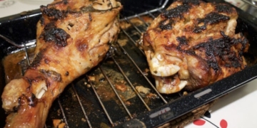 Receita de Pernas de Peru no Forno
