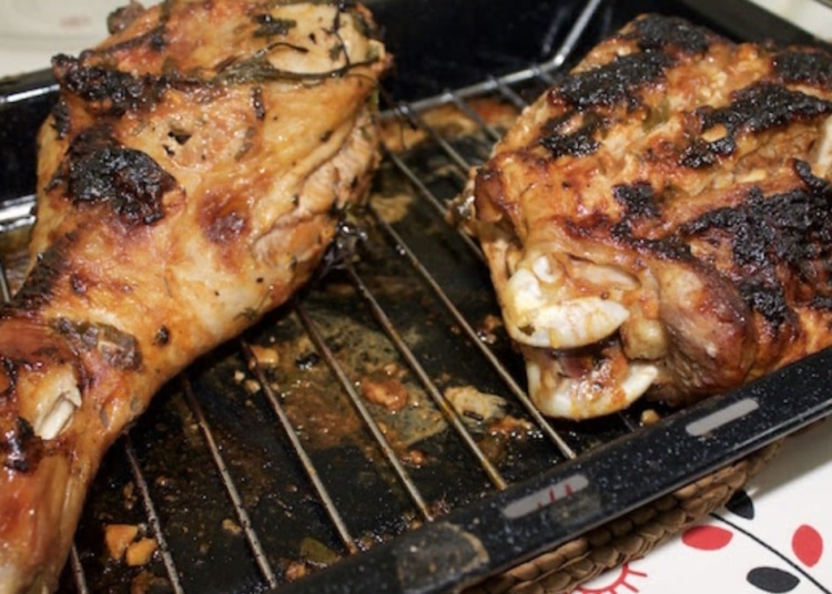 Receita de Pernas de Peru no Forno