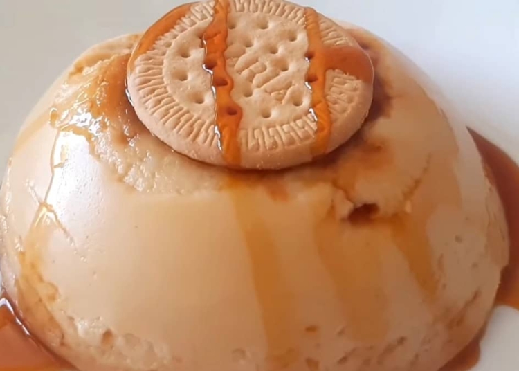 Receita do Pudim de Bolacha Maria no Micro-ondas