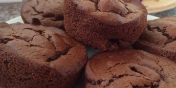 Receita dos Queques de Grão e Chocolate sem glúten