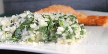 Receita do Risoto de Espinafres