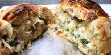 Receita de Sobra de Bacalhau no Pão