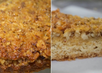 Receita da Tarte de Castanha-do-Pará à Bernardino