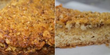 Receita da Tarte de Castanha-do-Pará à Bernardino
