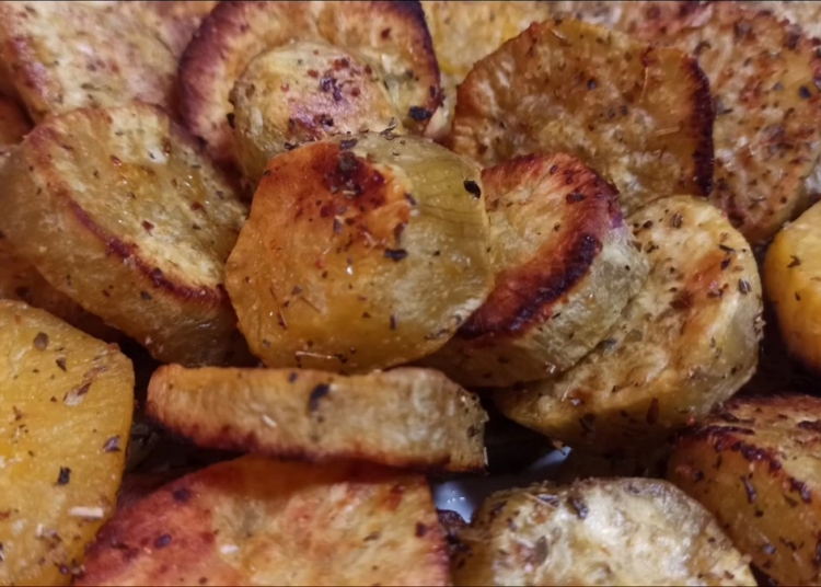 Receita de Batata Doce Assada no Forno