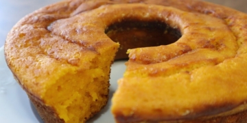 Receita do Bolo de Batata Doce fácil, rápido delicioso