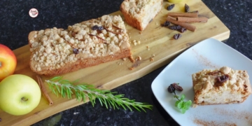 Receita do Bolo de Maçã e Canela muito fácil
