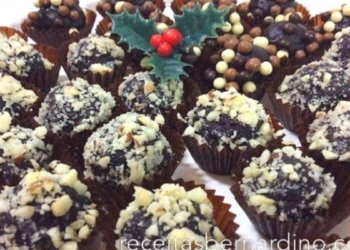 Receita do Brigadeiro com Castanha do Pará