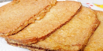 Receita das Fatias Douradas com Pão Integral