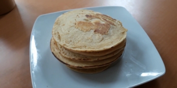 Receita da Panqueca Proteica Vegan pronta em poucos minutos
