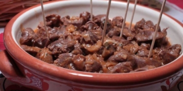 Receita do Petisco de Moelas
