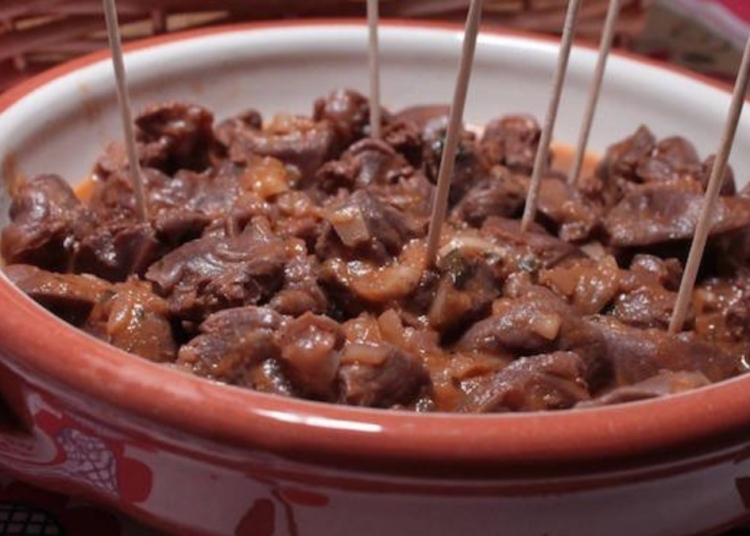 Receita do Petisco de Moelas