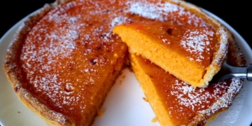 Receita da Tarte de Abóbora e Coco muito fácil e rápida