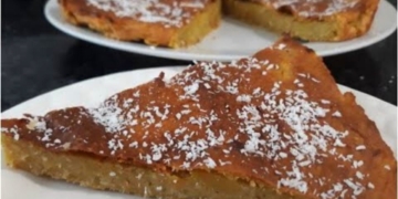 Receita do Bolo de Batata Doce e Coco