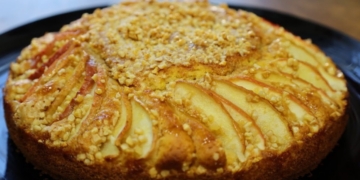 Receita do Bolo de Maçã com Amêndoas