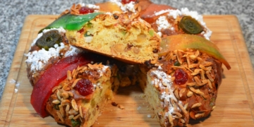 Receita do Bolo Rei Tradicional para o Natal