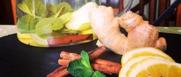 Receita do Chá de Limão, Canela, Gengibre e Hortelã com muitos benefícios para a saúde